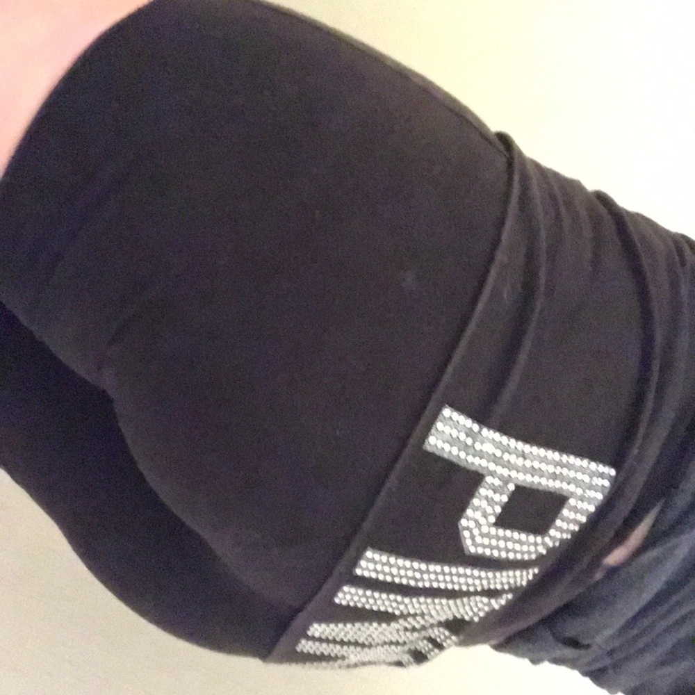 Victoria secret black bling stretch shorts! Xs
